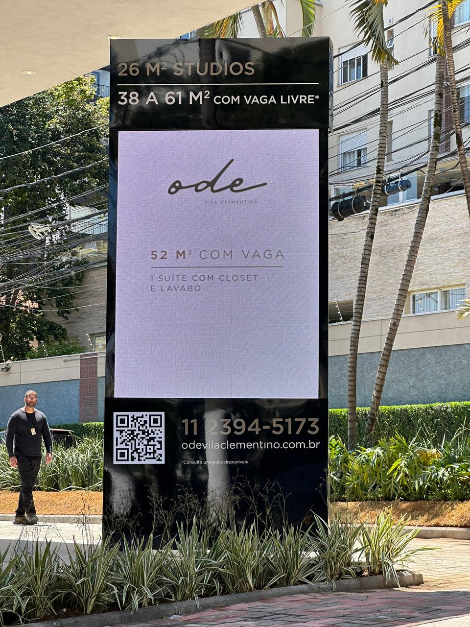 Projeto de comunicacao visual com LED